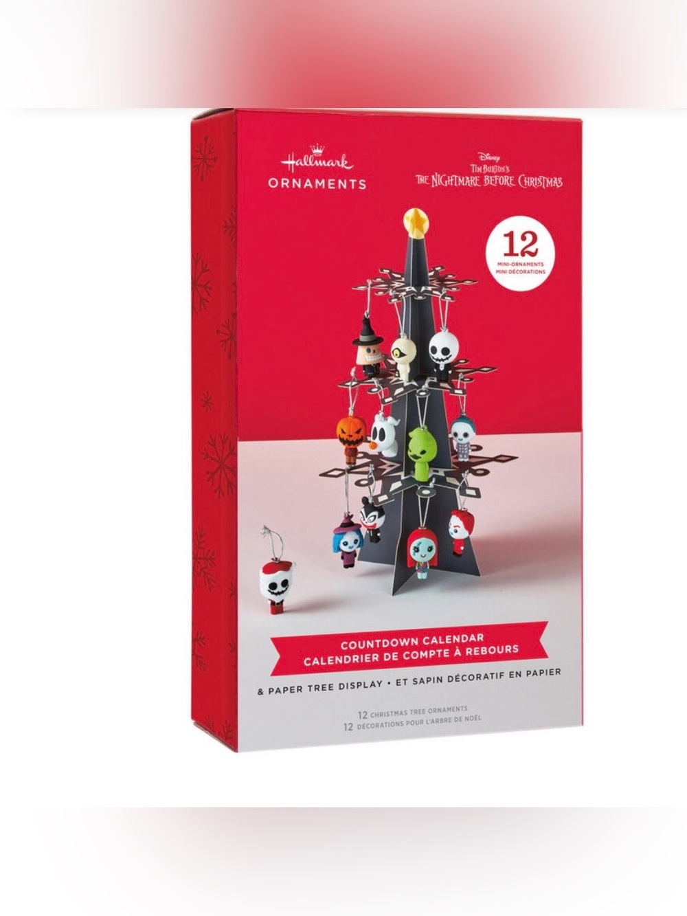 Disney Tim Burton's The Nightmare Before X-mas Hallmark Countdown Calendar NIB